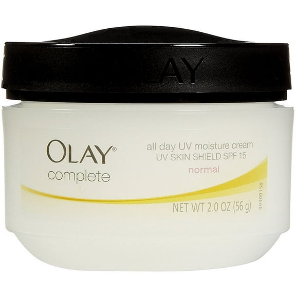 OLAY Complete All Day UV Moisture Cream SPF 15, Normal 2 oz (Pack of 6)
