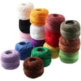 thumbnail image 4 of HUGFEGWE 16 Rolls Solid Color Cotton Thread Ball - Rainbow Color Cross Stitch & Crochet Thread for Crafts CA919-164622, 4 of 7