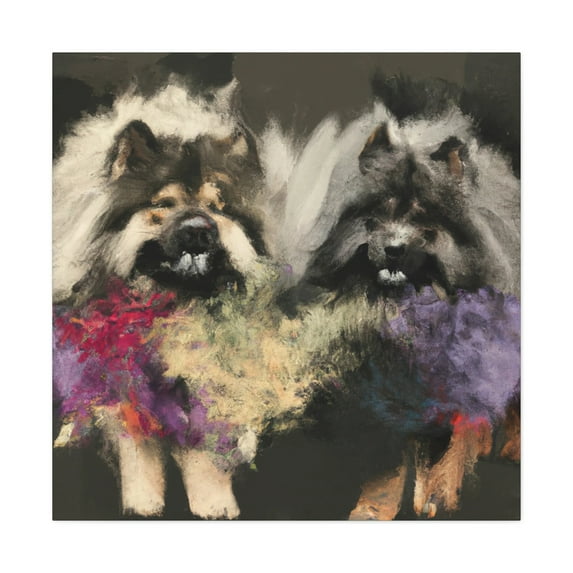 Keeshond in Baroque - Canvas