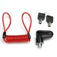thumbnail image 1 of Frenos antirrobo de acero con bloqueo de disco con cable para scooter M365 (+) rojo negro Hugtrwg Para estrenar, 1 of 7