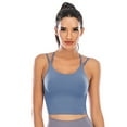 thumbnail image 1 of Women Sling Tube Top Wrapped Chest Female Vest with Pads Tank Yoga Bras, 1 of 8