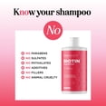 thumbnail image 3 of Fruity Biotin Shampoo for Thinning Hair - Volumizing Shampoo for Fine Hair with B Vitamins Rosemary Pomegranate & Strawberry Oils - Paraben Silicone and Sulfate Free Vegan Formula (16 Fl Oz), 3 of 10