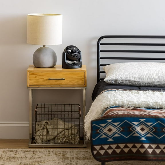 USA WOOZOO Desk Fan, 3 Speeds, 32ft  Distance, Quiet Motor, Black