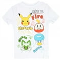 thumbnail image 5 of Pokemon Grass Water Fire and Electric Boy's 4-Piece Pajama Set-Size 6, 5 of 5