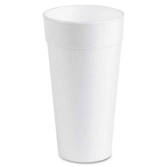 LSNF 25250 Styrofoam Cups, 20 oz, 500 CT, White