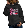 thumbnail image 1 of Sudaderas con capucha informales para mujer, camisetas con estampado de cinta rosa, blusa, camiseta Fridja hj4974, 1 of 9