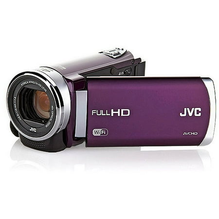 JVC GZ-EX210VUS HD Everio Camcorder f1.8 40x Zoom 3.0" Touchscreen WiFi (Violet)
