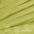 thumbnail image 2 of Decorative Throw Pillow Covers with Pom Poms Soft Particles Velvet Solid Cushion Covers 24 X 24 for Couch Bedroom Car,Set of 2,Grass Green, 2 of 8