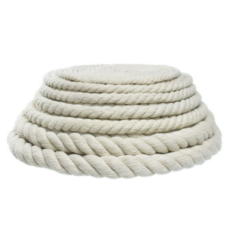

West Coast Paracord Original Natural Cotton Rope - Choose from 3/4 11/16 5/8 1/2 3/8 5/16 7/32 3/16 Sizes - Available in 10 25 50 100 Foot Lengths