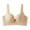 Khaki, variant on Ohufall Women Full Coverage Bra 34B/C-46B/C Push Up Bra Seamless Wireless Bra for Women Plus Size Underwear