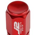 thumbnail image 4 of J2 Engineering LN-T7-007-15-RD J2 Engineering 7075 -T6 Forged Aluminum M12X1.5 20Pcs 50mm Height Close -End Lug Nut Set w / Socket Adapter (Red), 4 of 6