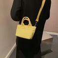 thumbnail image 4 of Kukuzhu Canvas Tote Handbag for Women Small Crossbody Bag Cute Shoulder Bag Casual Satchel Bag Mini Hobo Messenger Bag, 4 of 7