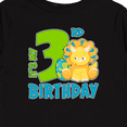 thumbnail image 4 of Inktastic Its My 3rd Birthday with Dinosaur Boys or Girls Long Sleeve Toddler T-Shirt, 4 of 5