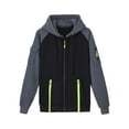 thumbnail image 4 of HOMADLES Mens Hoodie Jacket Zip Casual Athletic Long Sleeve Hood for Men Cardigan Hoode Solid Hooded Sweatshirts Black L, 4 of 4