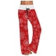 thumbnail image 1 of Gibobby Leggings estampados para mujer Leggings de cintura alta elásticos sueltos con estampado de cintura alta de Navidad informal para mujer(Rojo,CH), 1 of 5