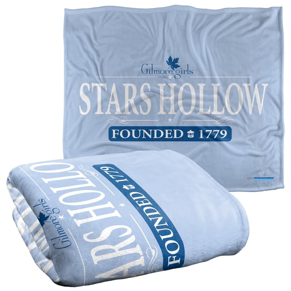 Gilmore Girls Stars Hollow Logo Silky Touch Super Soft Throw Blanket 50' x 60'