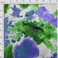 thumbnail image 4 of oneOone Polyester Spandex Medium Blue Fabric Abstract Watercolor Sewing Craft Projects Fabric Prints By Yard 56 Inch Wide, 4 of 4
