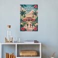 thumbnail image 4 of Vintage Retro Travel Poster Wall Art Gran Museo Del Mundo Maya Merida Mexico Tropical Landscape Print Canvas Poster, 4 of 8