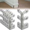 thumbnail image 7 of Shoreew 5/10/15 Pcs Corner Protectors with Screws Vintage Style Solid Metal Baseboard Corner Guards Easy Installation Skirting Board Corner Protectors, 7 of 7