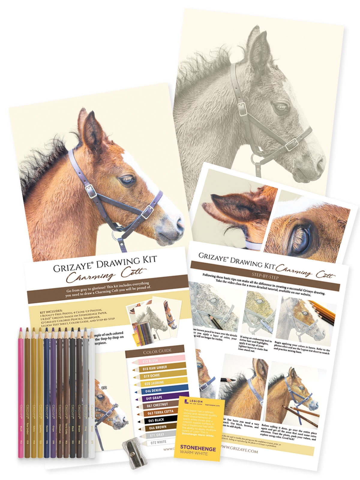 Grizaye Drawing Kit: Charming Colt