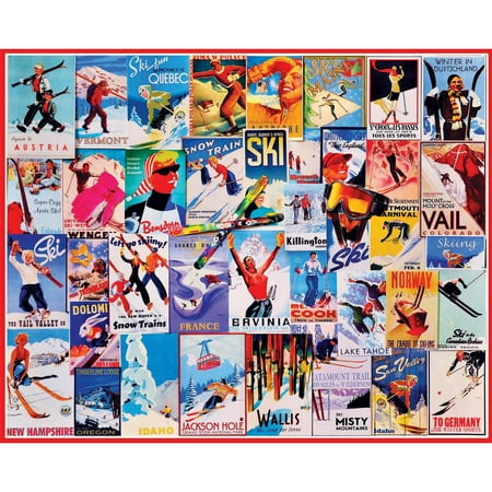 white mountain puzzles ski