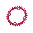 thumbnail image 2 of Eigraketly Bicicleta 38T Oval estrecho ancho 104BCD bicicleta de montaña placa de bielas bicicleta rueda de cadena ciclismo platos y bielas placa Ciclismo Rojo 36T Eigraketly OD3200-14B, 2 of 6