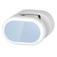 thumbnail image 1 of Xihbxyly Soporte para Fregona, Autoadhesivo E Impermeable, Resistente, Instalación Sin Perforaciones, Multiusos, para Cocina, Baño, Garaje, Azul, 70 X 70 X 45 Mm, 1 of 2