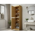thumbnail image 2 of Palace Imports 100% Solid Wood 16.5" Bathroom Cabinet with Solid Doors, Yellow, 2 of 5
