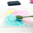 thumbnail image 3 of Duomi-3 Pcs Tapis Collant à Faible Adhérence avec Grille pour Estampage, Encre de Stencil, Mélange Transparent, Photopolymère, Tapis Collant à Faible Adhérence, Projets DIY, Papier, Scrapbooking, Encre de Mélange Fixe, 3 of 4