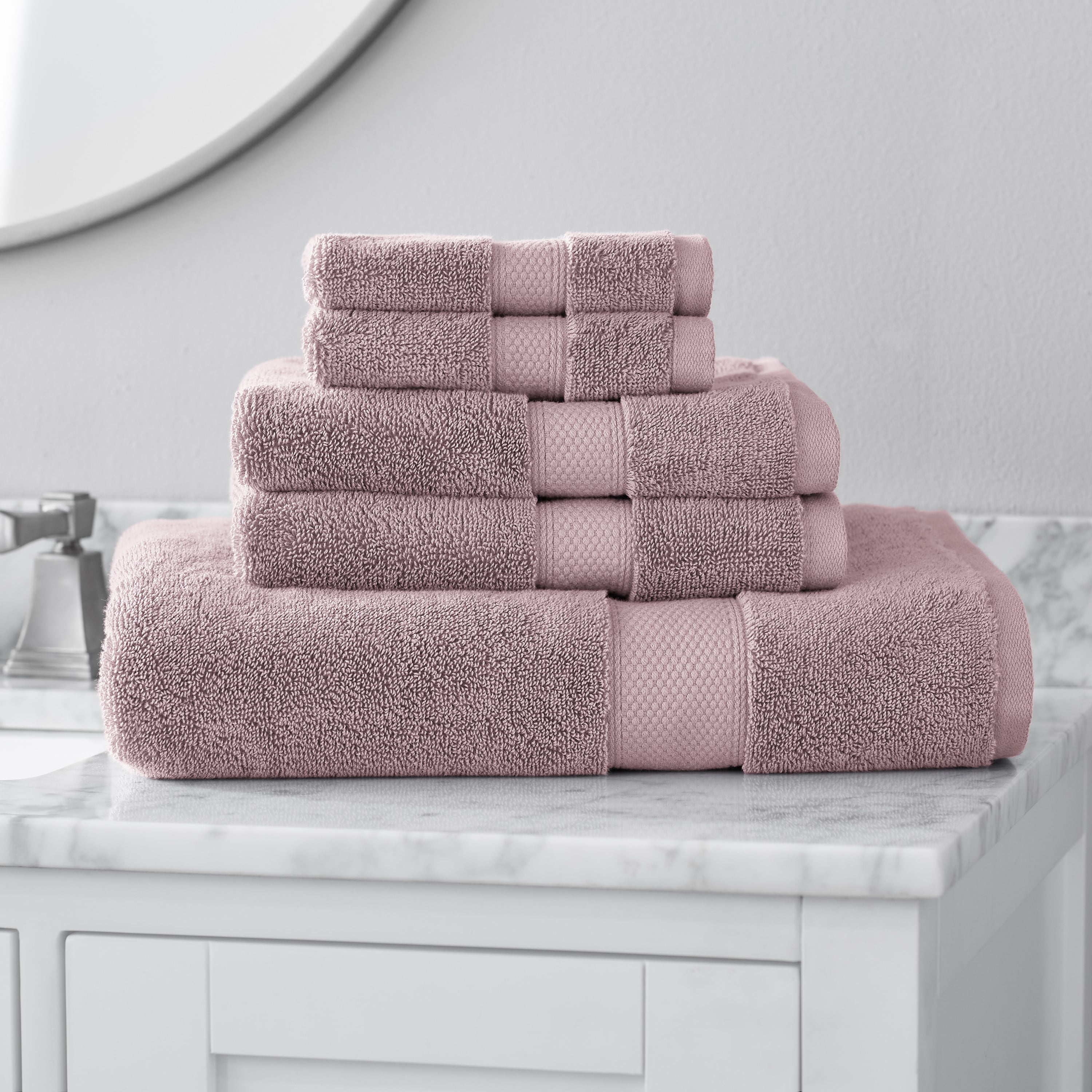 Hotel Style Luxurious Cotton 5 Piece Bath Towel Collection