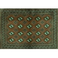 thumbnail image 1 of Ahgly Company Indoor Rectangle Persian Turquoise Blue Traditional Area Rugs, 5' x 7', 1 of 4