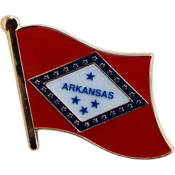 Arkansas Flag Lapel Pin