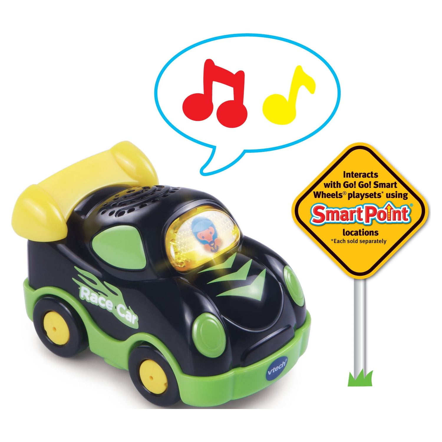 VTech Go Go Smart Wheels 3-in1 LAUNCH & PLAY RACEWAY Complete Playset Race Car