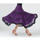 thumbnail image 5 of Falda De Salón Flamenco Vestido De Vals Swing Traje De Danza Moderna Púrpura Sunnimix Vestido de baile latino, 5 of 8
