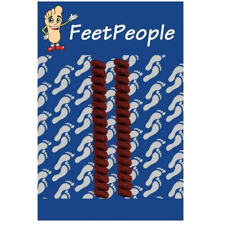 

FeetPeople Curly/Twister No-Tie Shoelaces 1 Pair Burgundy