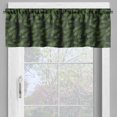 thumbnail image 2 of Ambesonne Winter Window Valance, Pine Fir Coniferous Tree, 54" X 18", Green Dark Green Caramel, 2 of 5