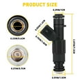 thumbnail image 4 of 6PCS Fuel injector Fit For 1999-2004 Jeep Cheroee Grand Cherokee TJ Wrangler 4.0L I6, 4 of 8