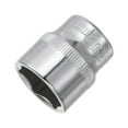 thumbnail image 5 of 3/8-inch Drive 19mm 6-Point Shallow Socket, Cr-V Steel Socket, 5 of 5