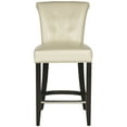 thumbnail image 3 of SAFAVIEH Addo Classic Glam Ring Counter Stool with Footrest, Flat Cream, 3 of 7