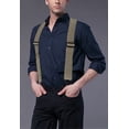 thumbnail image 7 of Heavy Duty Work Suspenders For Men Big And Tall 2 Inch Wide Adjustable Khaki Suspenders, 7 of 7