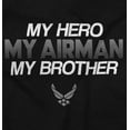 thumbnail image 2 of US Air Force Hero Airman Brother Romper Boys or Girls Infant Baby Brisco Brands 24M, 2 of 6