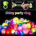 thumbnail image 3 of Party Favors Ynanimery, paquete de 65 anillos iluminados para niños, 3 of 6