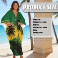 thumbnail image 2 of DISNIMO Jamaican Flag Print Kaftan Dress for Women Palm Tree Printed Plus Size V Neck Swimsuit Cover up Casual Loose Bathing Suit Cover Batwing Sleeve Caftan Dresses Soft Loungewear, 2 of 7