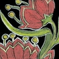 thumbnail image 2 of Choate, Lisa 20x20 Black Ornate Wood Framed with Double Matting Museum Art Print Titled - Flower Song IV, 2 of 4