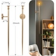 thumbnail image 2 of Candle Sconces Long Wall Candle Holder Set of 2 Gold Retro Decoration for Dining Room, Living Room, 2 of 7