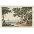 thumbnail image 2 of Stadler, Joseph 14x11 White Modern Wood Framed Museum Art Print Titled - View of the River, 2 of 4