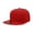 Red, variant on Decky 6029 5 Panel High Profile Structured Polyester Snapback-Black