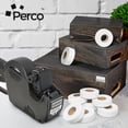 thumbnail image 6 of Perco White Price Marking Labels - 110,000 Blank Labels for Garvey 22-6/22-7/22-8 Price Gun with Ink Rolls Included - 90 Rolls, 10 Sleeves - Made in USA, 6 of 7