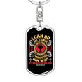 thumbnail image 5 of He Strengthens Me Philippians 4:13 Stainless Steel or 18k Gold Premium Swivel Dog Tag Keychain, 5 of 9