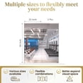 thumbnail image 3 of GODCHAR Home Gym Mirror 56"x22" 2-Pack, Frameless Full Body Wall Mirror, Shatterproof Tempered Glass for Yoga, Dance, Garage Gym, 3 of 9